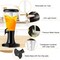 Black 3L Beverage Dispenser Set of 2 with Removable Ice Tube and LED Lights